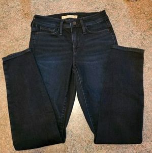 Athleta dark wash sculptek skinny jeans